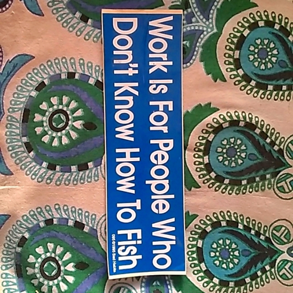 Vintage bumper sticker